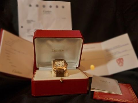 Bildvergrößerung: Gefälschte Cartier-Uhr