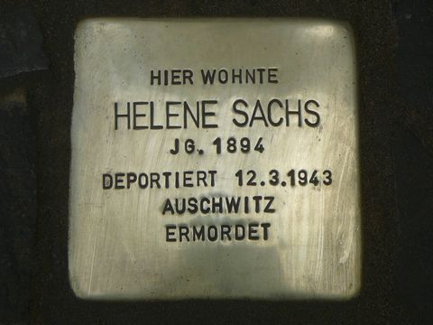 Stolperstein für Helene Sachs