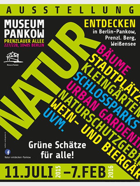 Plakat: Natur entdecken in Berlin-Pankow, Prenzlauer Berg und Weißensee