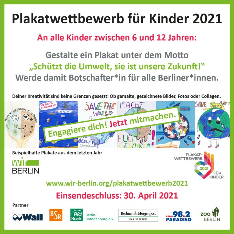 Plakatwettbewerb 2021 wirBERLIN