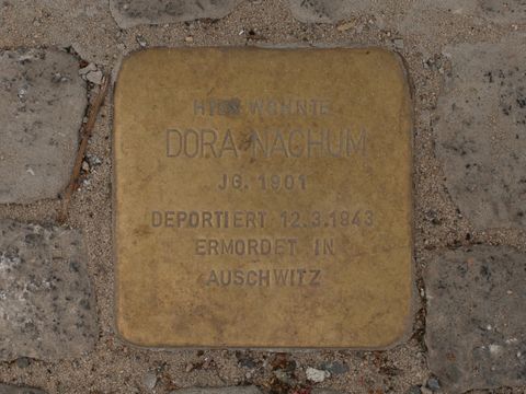Stolperstein Dora Nachum, 10.06.2012