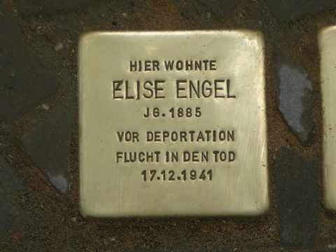 Stolperstein für Elise Engel
