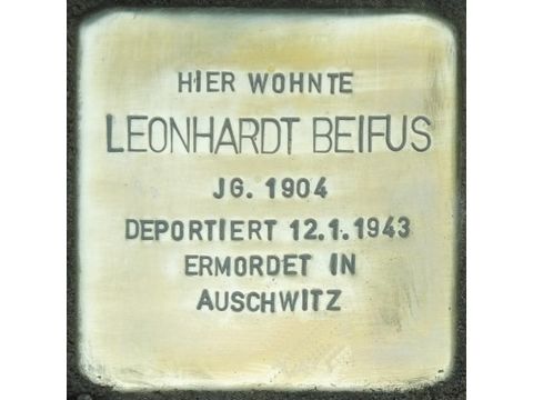 Stolperstein Leonhardt Beifus