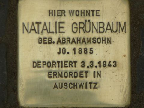 Stolperstein Natalie Grünbaum