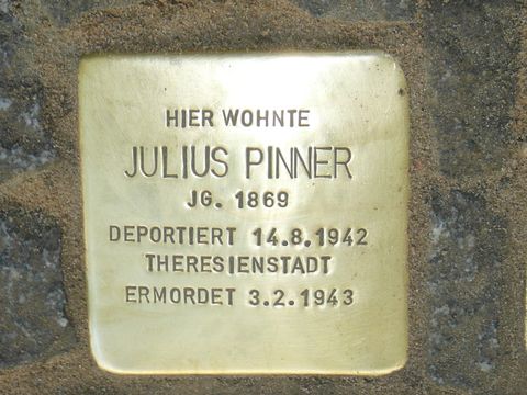 Stolperstein für Julius Pinner