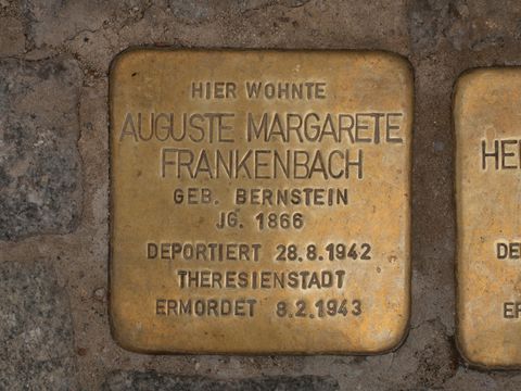 Stolperstein Auguste Margarete Frankenbach