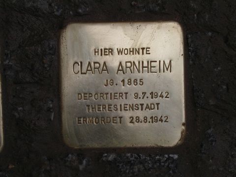 Stolperstein Clara Arnheim
