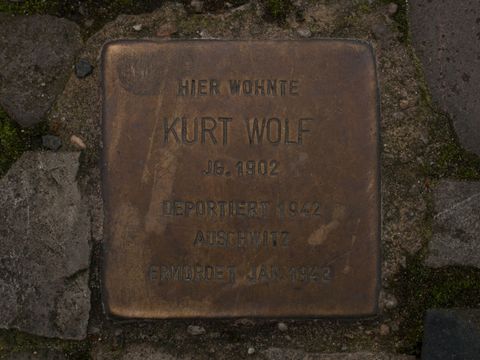 Stolperstein Kurt Wolf