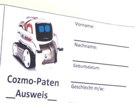 Bildvergrößerung: Cozmo-Paten-Führerschein