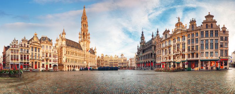Brüssel: Panorama des Grand Place
