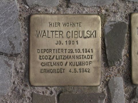 Stolperstein Walter Cibulski