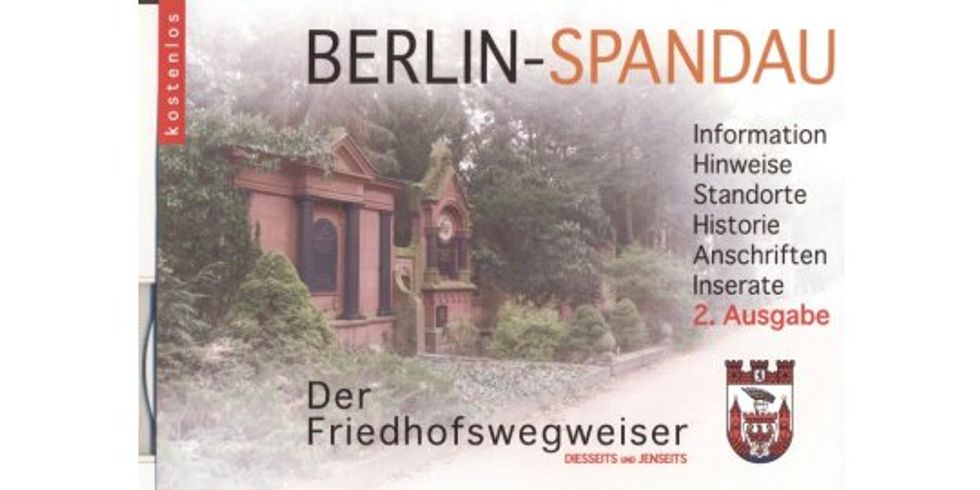 Informationsbroschüre über die Friedhöfe in Spandau
