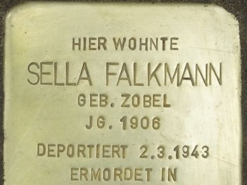 Stolperstein Sella Falkmann