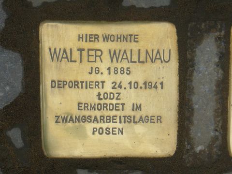 Stolperstein für Walter Wallnau