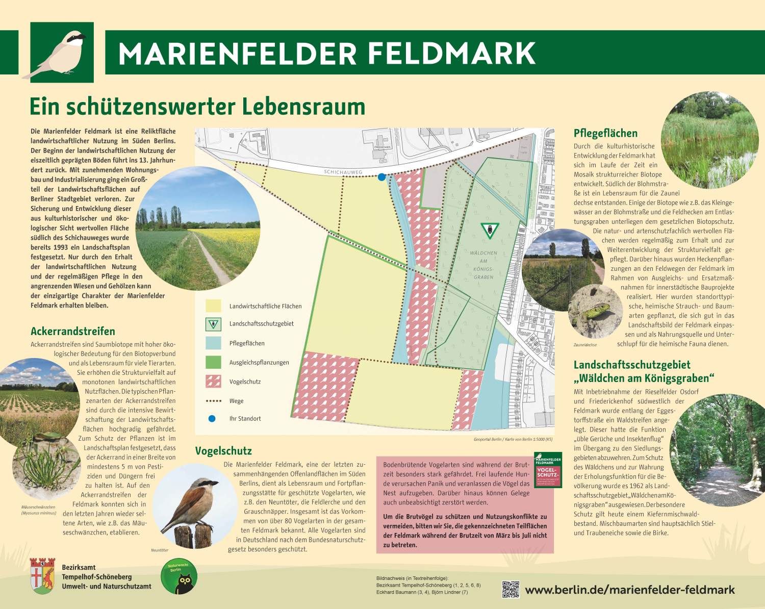 Infotafel Marienfelder Feldmark