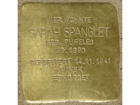 Stolperstein Sarah Spanglet