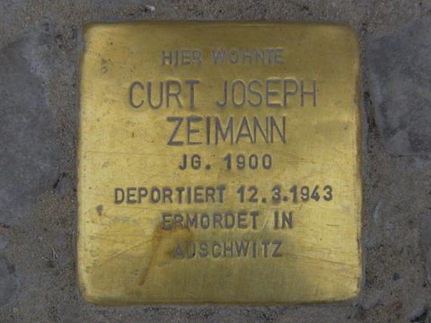 Stolperstein für Curt Joseph Zeimann