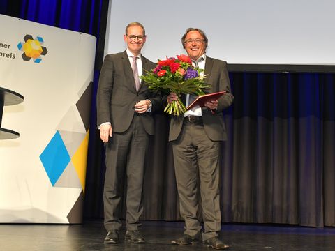Verleihung Wissenschaftspreis am 5.11.2021 an Prof. Dr. Michael Zürn