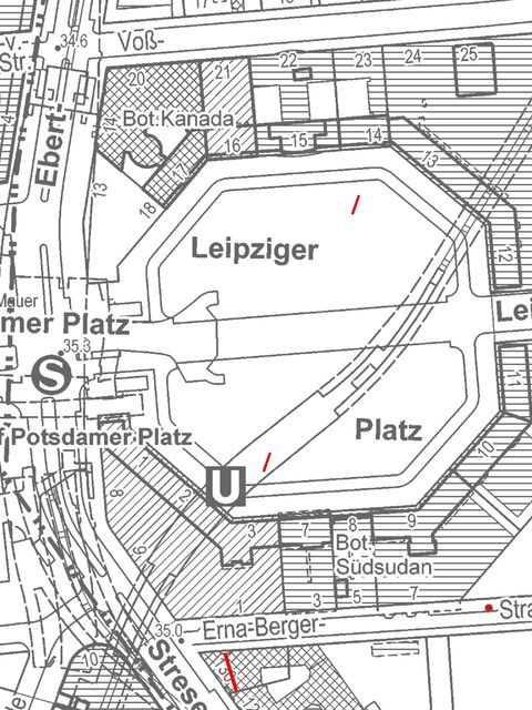 Увеличение изображения: Leipziger Platz