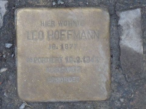 Stolperstein für Leo Hoffmann, 27.2.2013