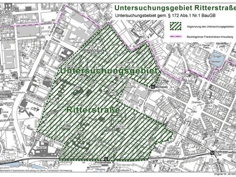 Bildvergrößerung: Karte Untersuchungsgebiet Ritterstraße 3-2019