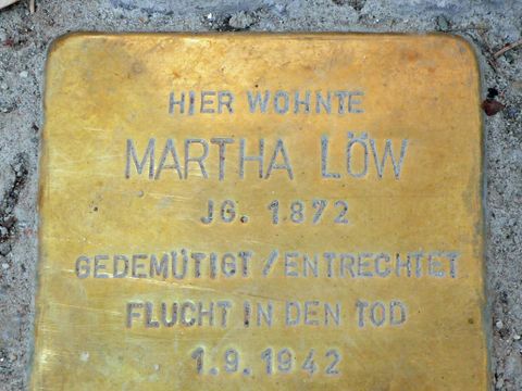 Stolperstein für Martha Löw
