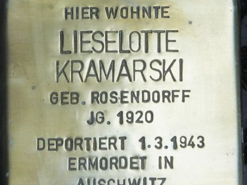 Stolperstein Lieselotte Kramarski