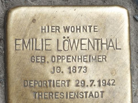 Stolperstein Emilie Löwenthal