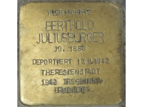 Stolperstein Berthold Juliusburger