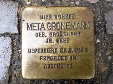 Stolperstein für Meta Gronemann