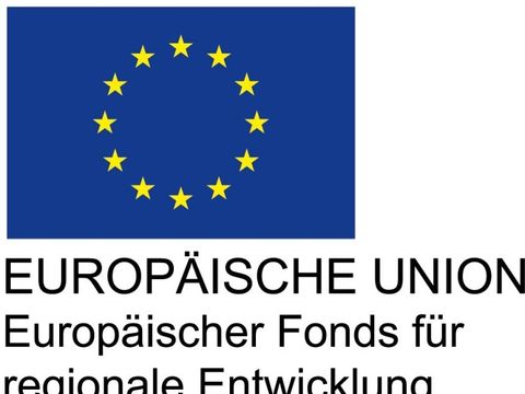 Logo der Europäischen Union mit Text EUROPÄISCHE UNION Europäischer Fonds für regionale Entwicklung