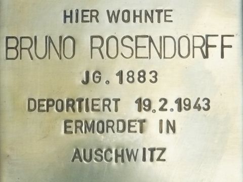 Stolperstein Bruno Rosendorff