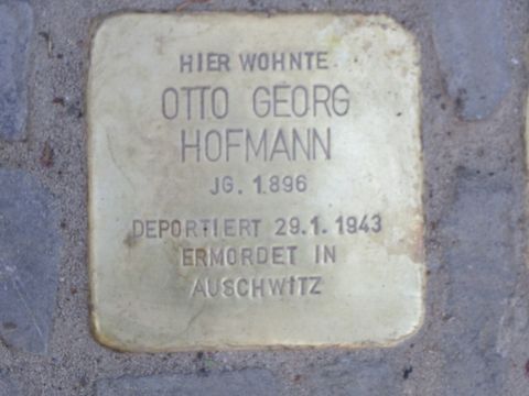 Stolperstein Otto Georg Hofmann