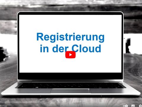 Screenshot Registrierung vhs.cloud