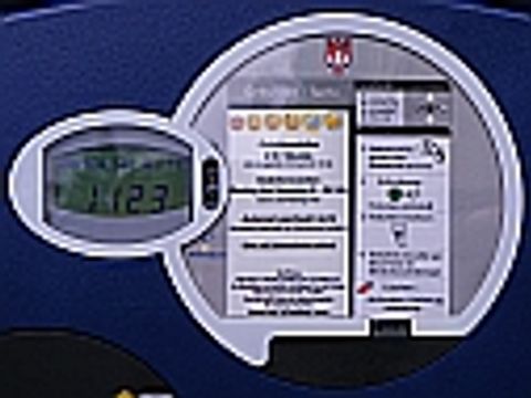 Parkscheinautomat Display