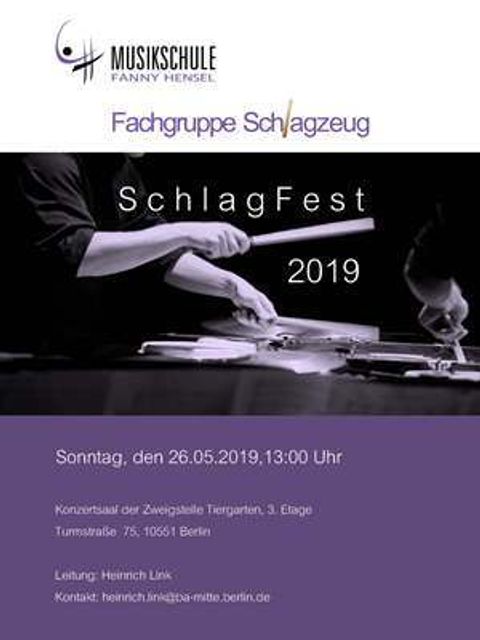 Plakat SchlagFest 2019