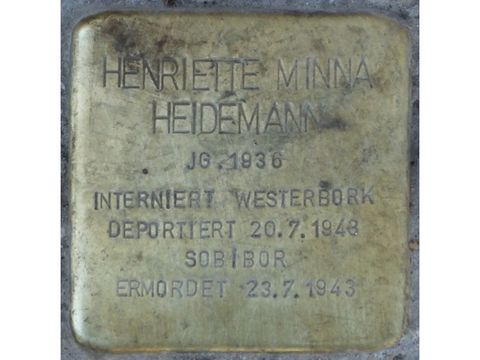 Bildvergrößerung: Stolperstein Henriette Minna Heidemann