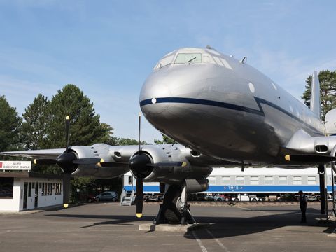Flugzeug auf dem Gelände des AlliiertenMuseums (2022)