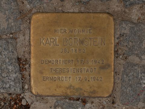 Stolperstein Karl Bornstein, 10.06.2012