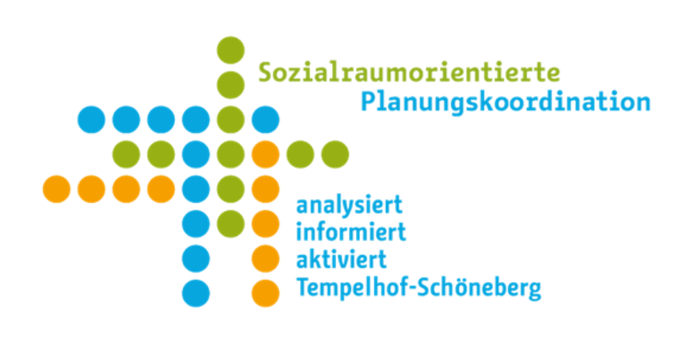 Logo OE SPK: analysiert, informiert, aktiviert, Tempelhof-Schöneberg