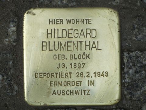 Stolperstein Hildegard Blumenthal