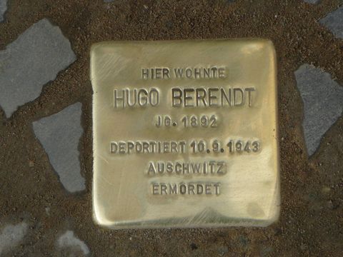 Stolperstein für Hugo Berendt