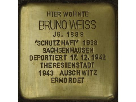 Stolperstein Bruno Weiss