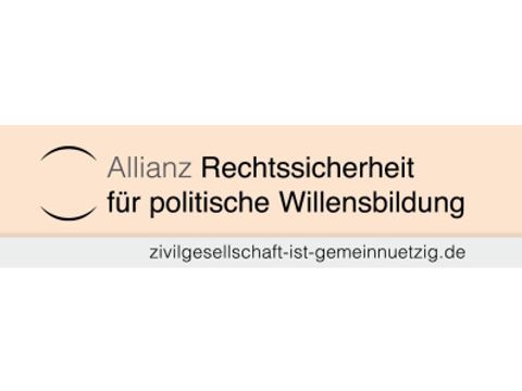 Allianz Rechtssicherheit für politische Willensbildung