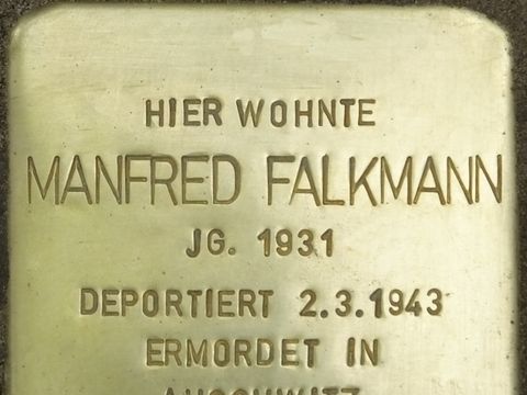 Stolperstein Manfred Falkmann