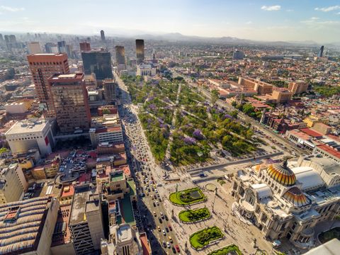 Luftaufnahme Mexiko-Stadt