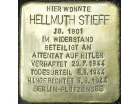 Stolperstein Hellmuth Stieff