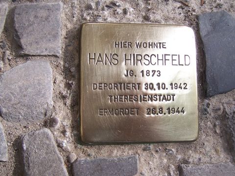 Stolperstein Hans Hirschfeld