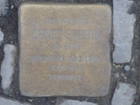Stolperstein für Ernst Schein, 27.2.2013