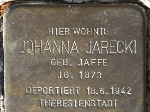 Stolperstein Johanna Jarecki